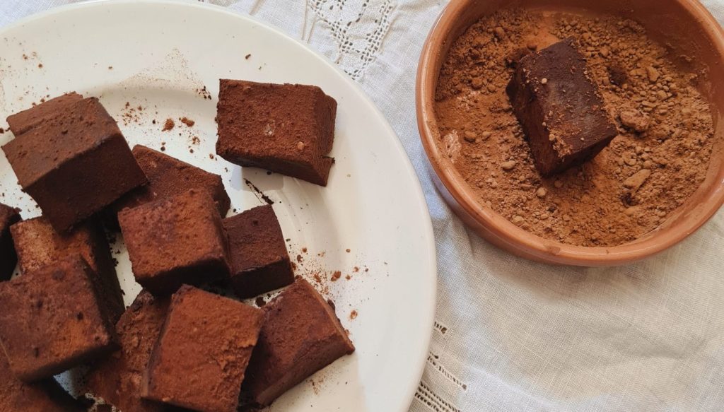 Cacao + Kefir Jelly Cubes