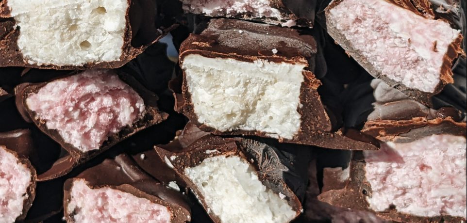 dark chocolate and coconut paradise bounty bars