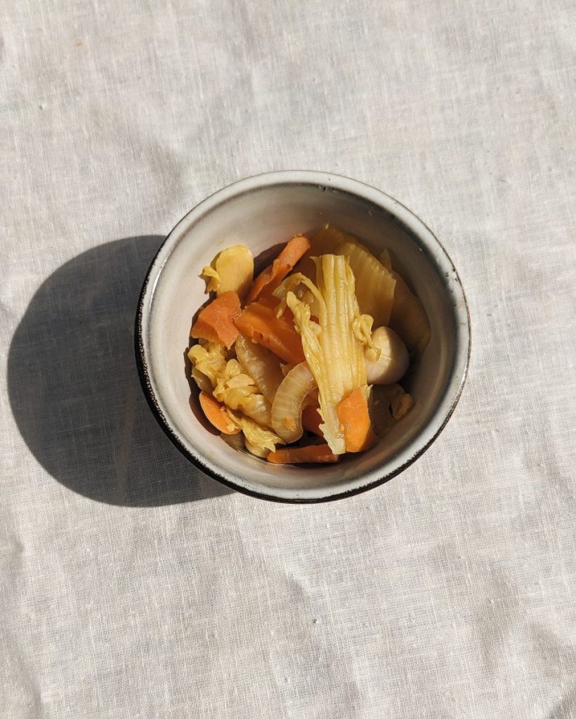 golden turmeric kimchi