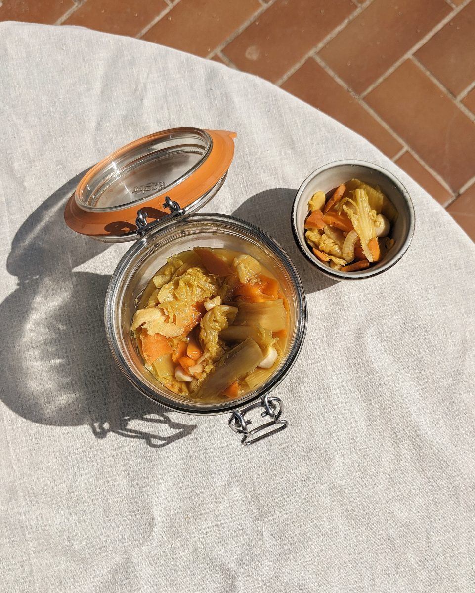 golden turmeric kimchi