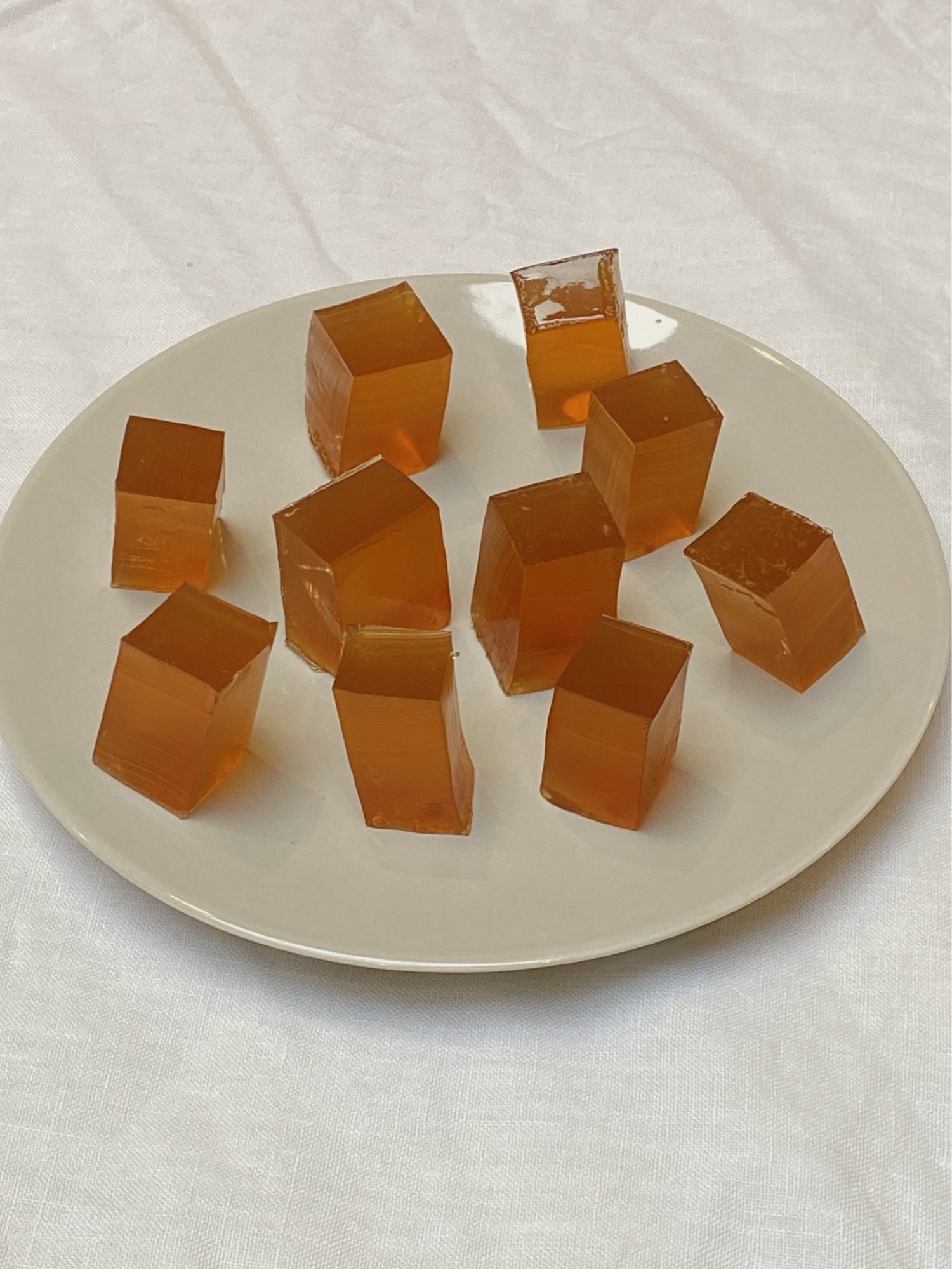 kombucha jelly cubes